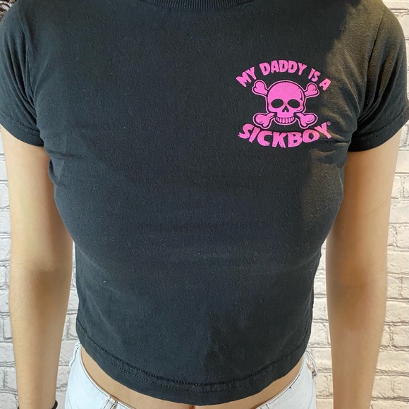 Sick boy motorcycle baby tee - Picture 4 of 4